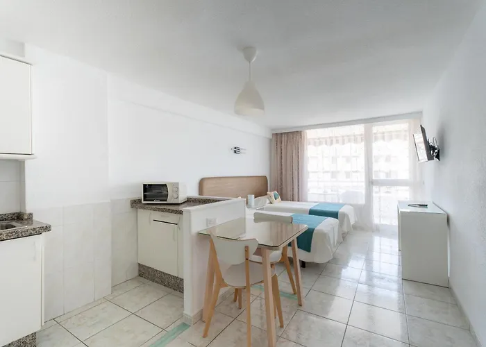 Lägenhetshotell Borinquen Playa de las Americas (Tenerife)